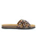 Mandel Slippers beige/bruin