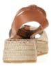 Pepe Jeans FOOTWEAR Leder-Keilsandaletten in Hellbraun/ Beige