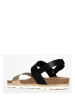 Sunbay Sandalen "Leila" zwart/goudkleurig