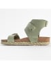 Sunbay Leder-Sandalen "Dooly" in Grün