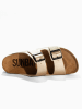 Sunbay Slippers "Orange" goudkleurig