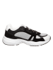 Calvin Klein Leren sneakers zwart/wit