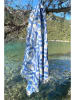 Foutastic Fouta "Lalezar" in Blau/ Creme
