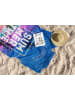 Foutastic Strandtuch "Summer Time" in Blau/ Pink