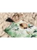Foutastic Strandlaken "Jungle" wit/groen
