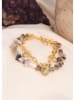 L'Atelier de Gaia Vergold. Armkette mit Edelsteinen