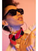 Lucky Bees Damen-Sonnenbrille in Schwarz