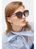 Lucky Bees Damskie okulary przeciwsłoneczne w kolorze jasnobrązowym