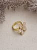 Lucky Bees Ring in Gold/ Creme