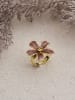 Lucky Bees Ring goudkleurig