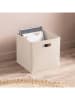 Lucky Bees Aufbewahrungskiste in Creme - (B)30 x (H)30 x (T)30 cm