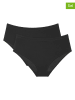 Triumph Figi high waist (2 pary) "Sense of Modal" w kolorze czarnym