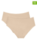 Triumph Figi high waist (2 pary) "Sense of Modal" w kolorze beżowym