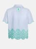 LIEBLINGSSTÜCK Blouse "Runa" lichtblauw/groen