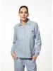 SHORT STORIES Pyjamatop lichtblauw/wit