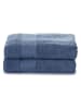 Elizabed 2-delige set: badhanddoeken blauw