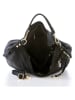 Anna Morellini Skórzany shopper bag "Caroline" w kolorze czarnym - 42 x 38 x 17 cm