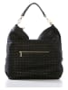 Anna Morellini Skórzany shopper bag "Caroline" w kolorze czarnym - 42 x 38 x 17 cm