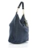 Anna Morellini Leren shopper "Caroline" donkerblauw - (B)42 x (H)38 x (D)17 cm
