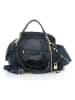 Anna Morellini Leren shopper "Caroline" donkerblauw - (B)42 x (H)38 x (D)17 cm