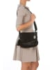 Anna Morellini Leder-Umhängetasche "Elena" in Schwarz - (B)28 x (H)20 x (T)8 cm