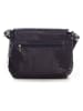 Anna Morellini Leder-Umhängetasche "Elena" in Dunkelblau - (B)28 x (H)20 x (T)8 cm
