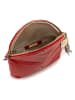 Anna Morellini Leder-Umhängetasche "Alice" in Rot - (B)22 x (H)18 x (T)2 cm