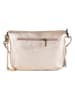 Anna Morellini Leder-Umhängetasche "Beverly" in Gold - (B)22 x (H)18 x (T)2 cm