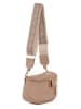 Anna Morellini Leren schoudertas "Domenica" oudroze - (B)19 x (H)15 x (D)8 cm