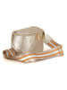 Anna Morellini Leren schoudertas "Domenica" goudkleurig - (B)19 x (H)15 x (D)8 cm
