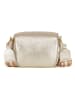 Anna Morellini Leren schoudertas "Domenica" goudkleurig - (B)19 x (H)15 x (D)8 cm