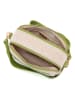 Anna Morellini Schoudertas "Ilaria" beige/groen - (B)20 x (H)17 x (D)8 cm