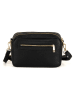 Anna Morellini Leder-Umhängetasche "Pippa" in Schwarz - (B)25 x (H)26 x (T)9 cm