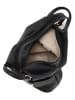 Anna Morellini Leren rugzak "Renata" zwart - (B)24,5 x (H)30 x (D)7 cm