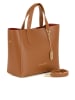 Anna Morellini Leder-Henkeltasche "Battista" in Hellbraun - (B)29 x (H)14 x (T)14 cm