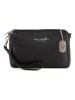 Anna Morellini Skórzana kopertówka "Idalia" w kolorze czarnym - 24 x 16 x 9 cm