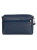 Anna Morellini Leder-Clutch "Idalia" in Dunkelblau - (B)24 x (H)16 x (T)9 cm