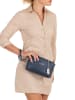Anna Morellini Leder-Clutch "Idalia" in Dunkelblau - (B)24 x (H)16 x (T)9 cm
