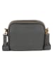 Anna Morellini Leder-Umhängetasche "Aldina" in Anthrazit - (B)22 x (H)18 x (T)11 cm