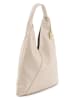 Anna Morellini Leder-Shopper "Chersilina" in Creme - (B)40 x (H)48 x (T)2 cm