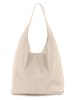 Anna Morellini Leren shopper "Tarquinia" beige - (B)32 x (H)32 x (D)16 cm