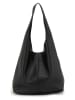 Anna Morellini Leder-Shopper "Tarquinia" in Schwarz - (B)32 x (H)32 x (T)16 cm