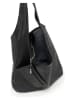 Anna Morellini Leder-Shopper "Tarquinia" in Schwarz - (B)32 x (H)32 x (T)16 cm