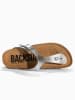 BACKSUN Teenslippers "Singapore" zilverkleurig