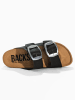 BACKSUN Pantoletten "Londrina" in Schwarz