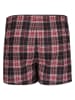 Skiny Boxershorts in Rot/ Schwarz