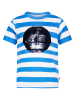 Salt and Pepper Shirt in Weiß/ Blau