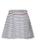 Salt and Pepper Skort in Weiß/ Dunkelblau
