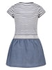 Salt and Pepper Jurk wit/donkerblauw