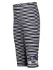 Salt and Pepper Capri-Leggings in Dunkelblau/ Weiß